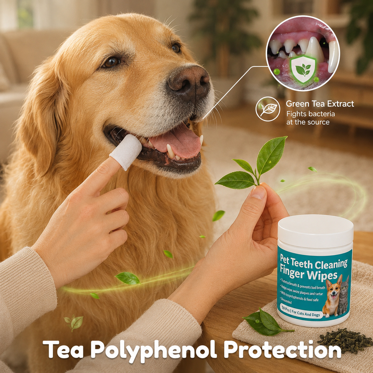 PawPearl™ Dental Finger Wipes